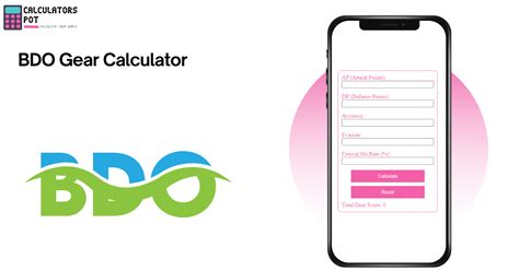 bdo equipment calculator.